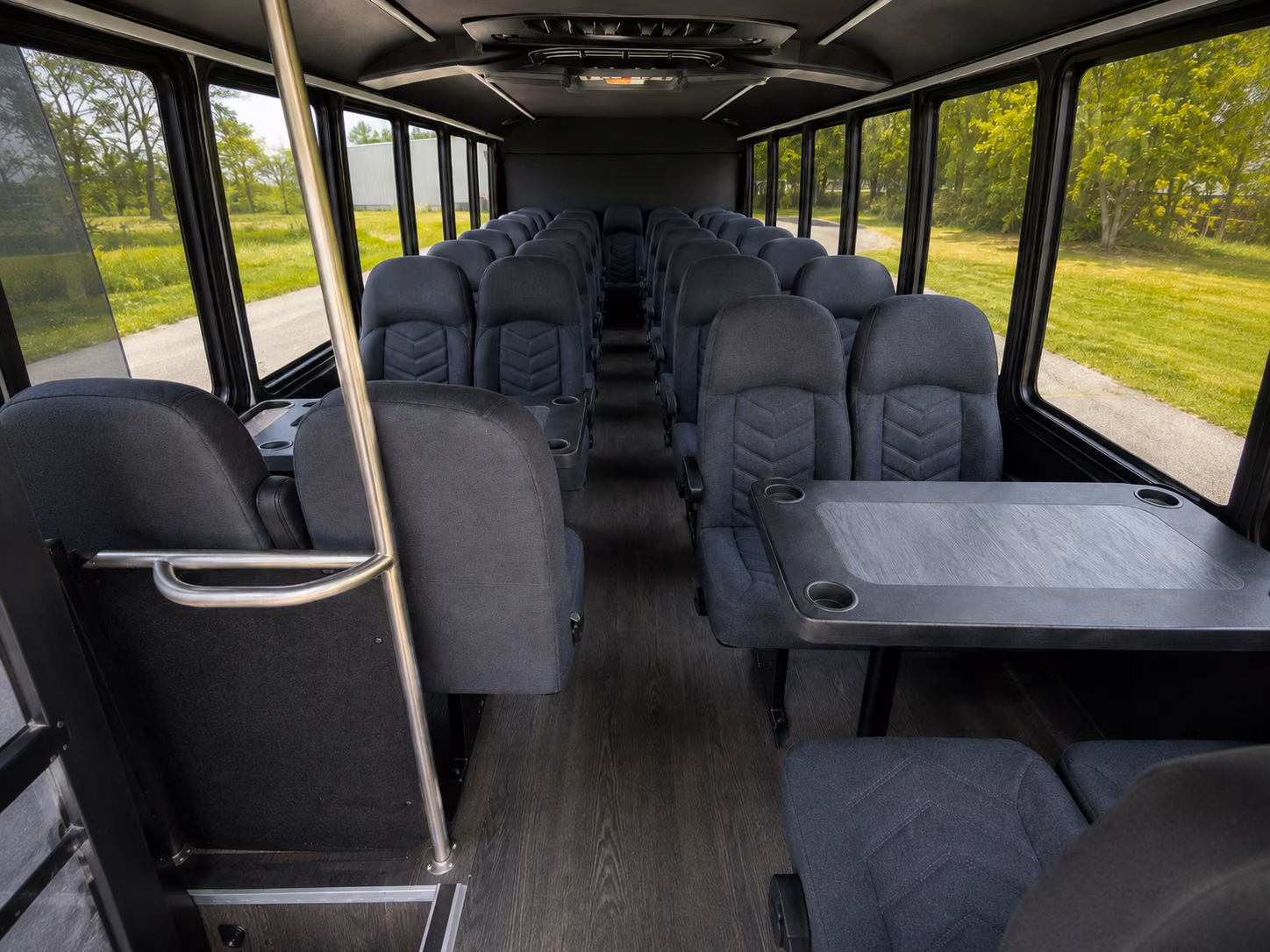 murfreesboro 18 passenger minibus inside
