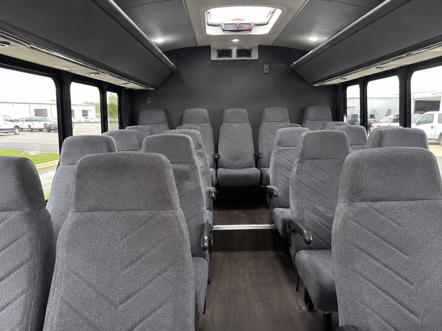 murfreesboro 20 passenger minibus inside