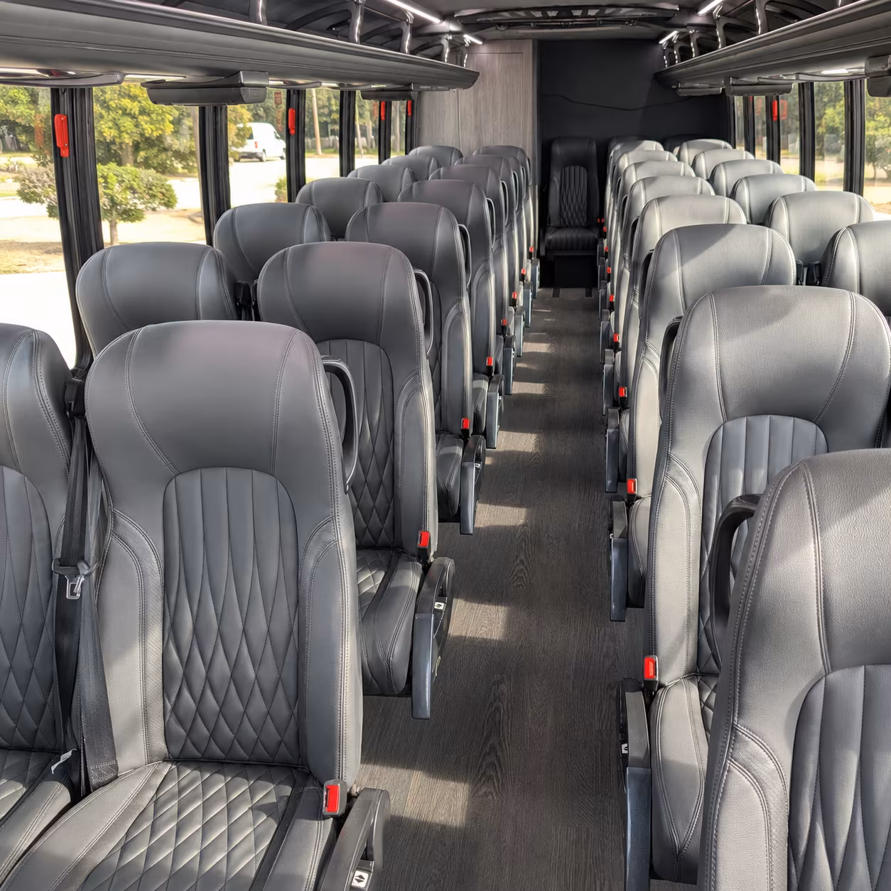 murfreesboro 25 passenger minibus inside