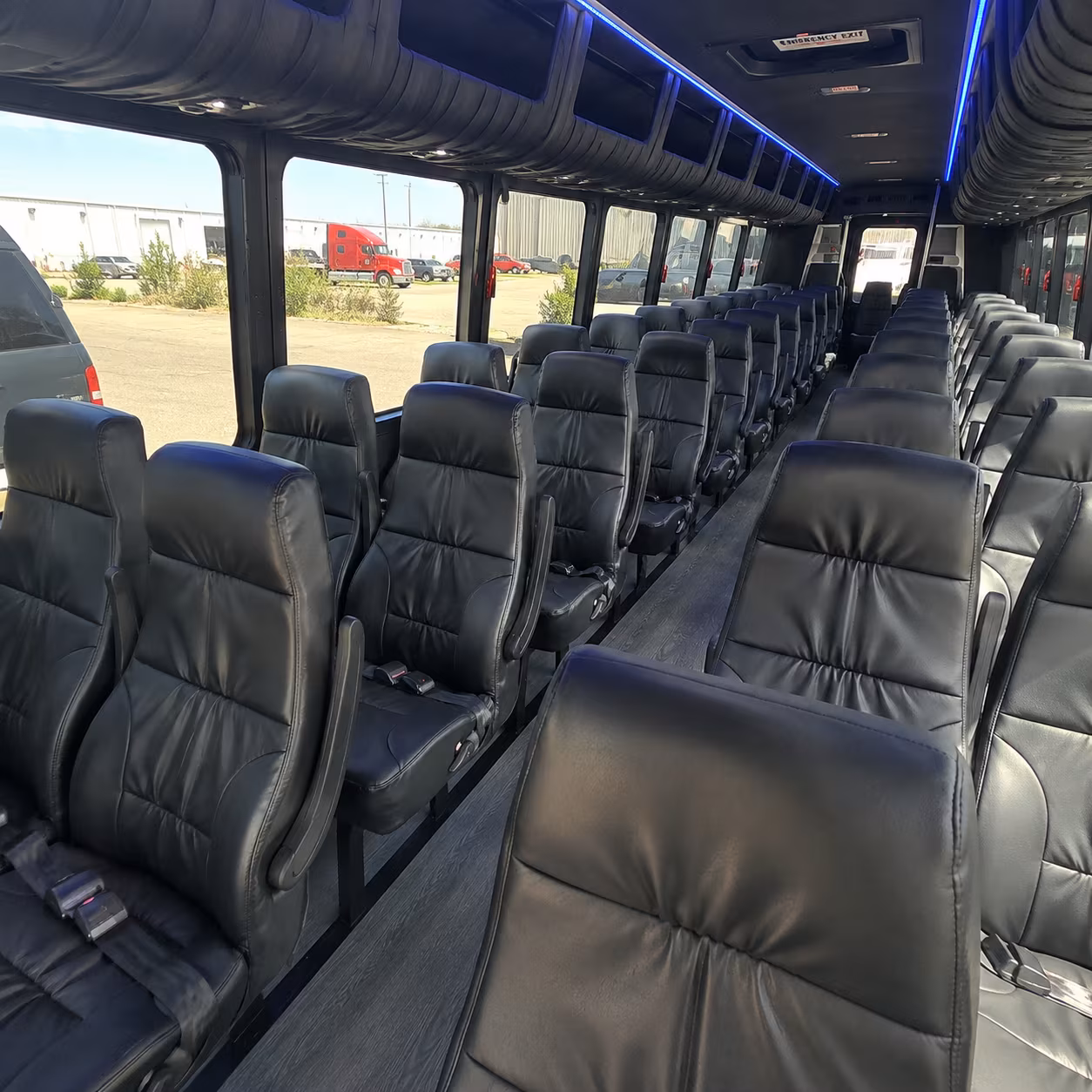 murfreesboro 28 passenger minibus inside