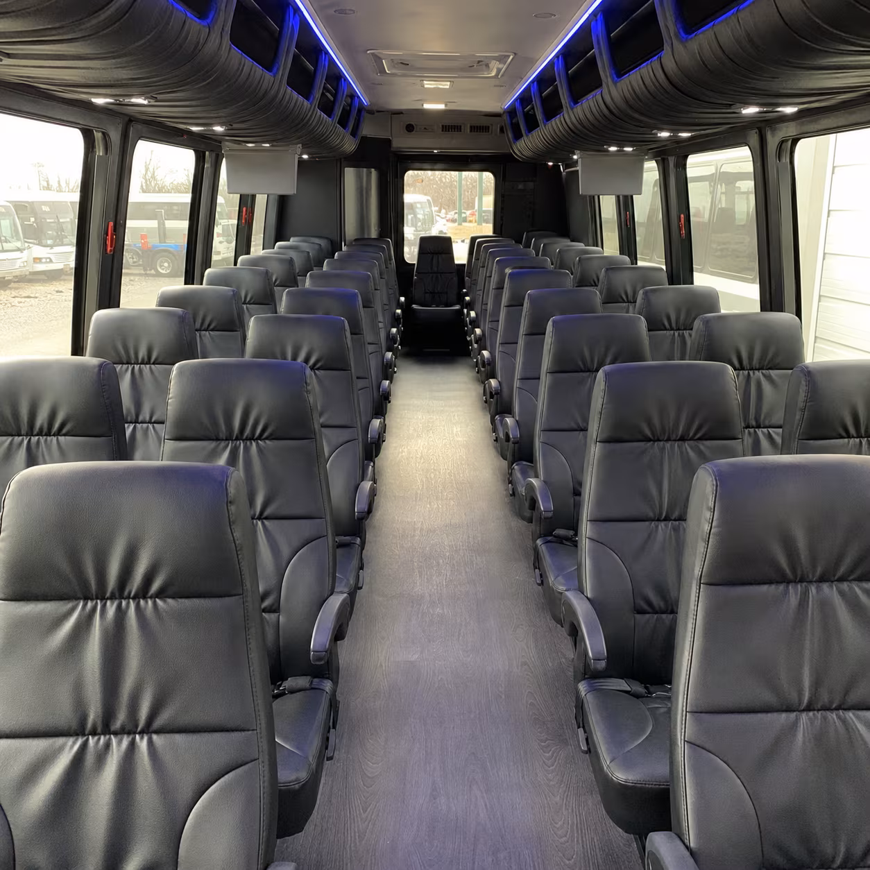 murfreesboro 30 passenger minibus interior