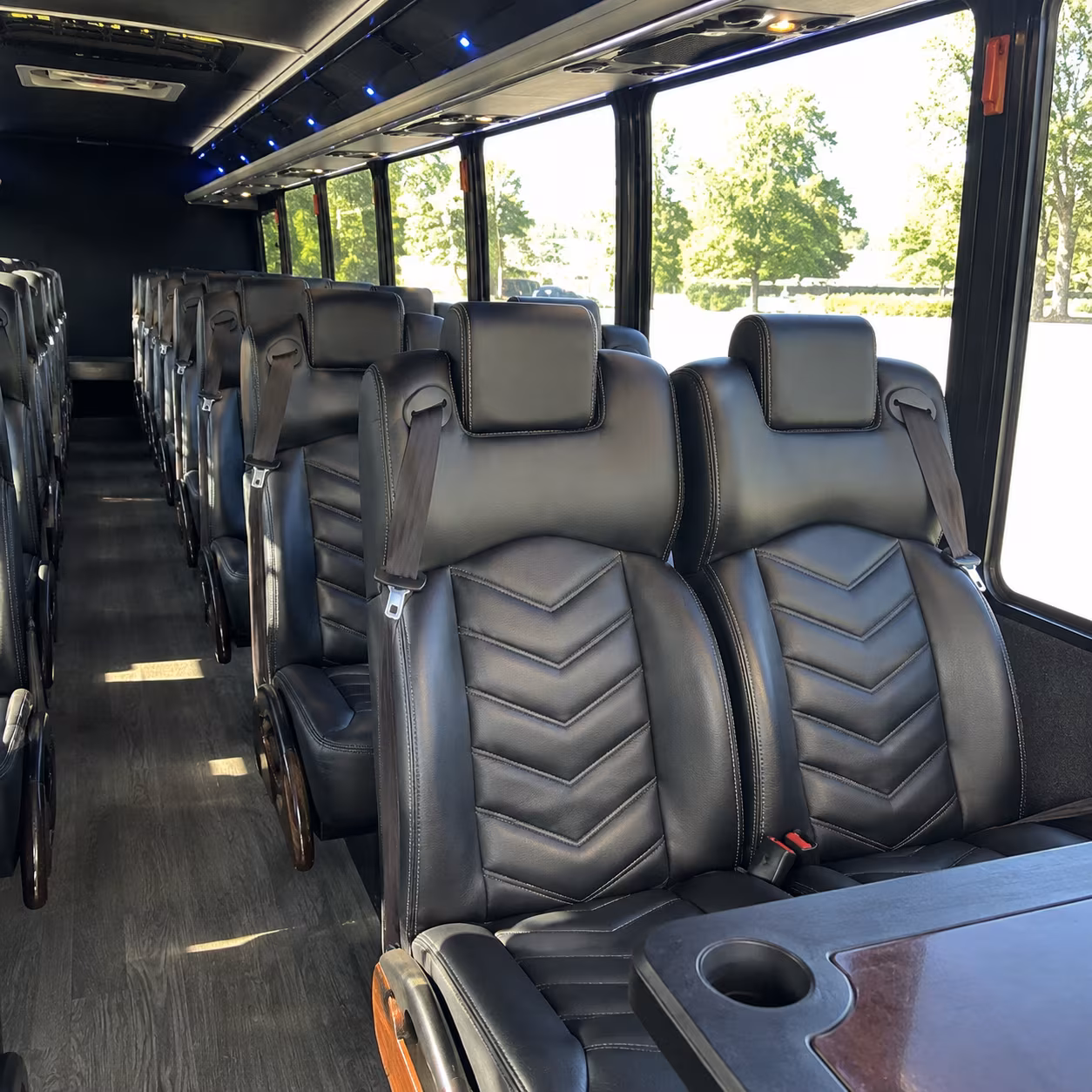 murfreesboro 35 passenger minibus inside