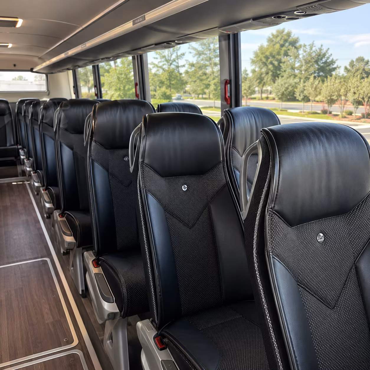 murfreesboro 45 passenger charter bus interior