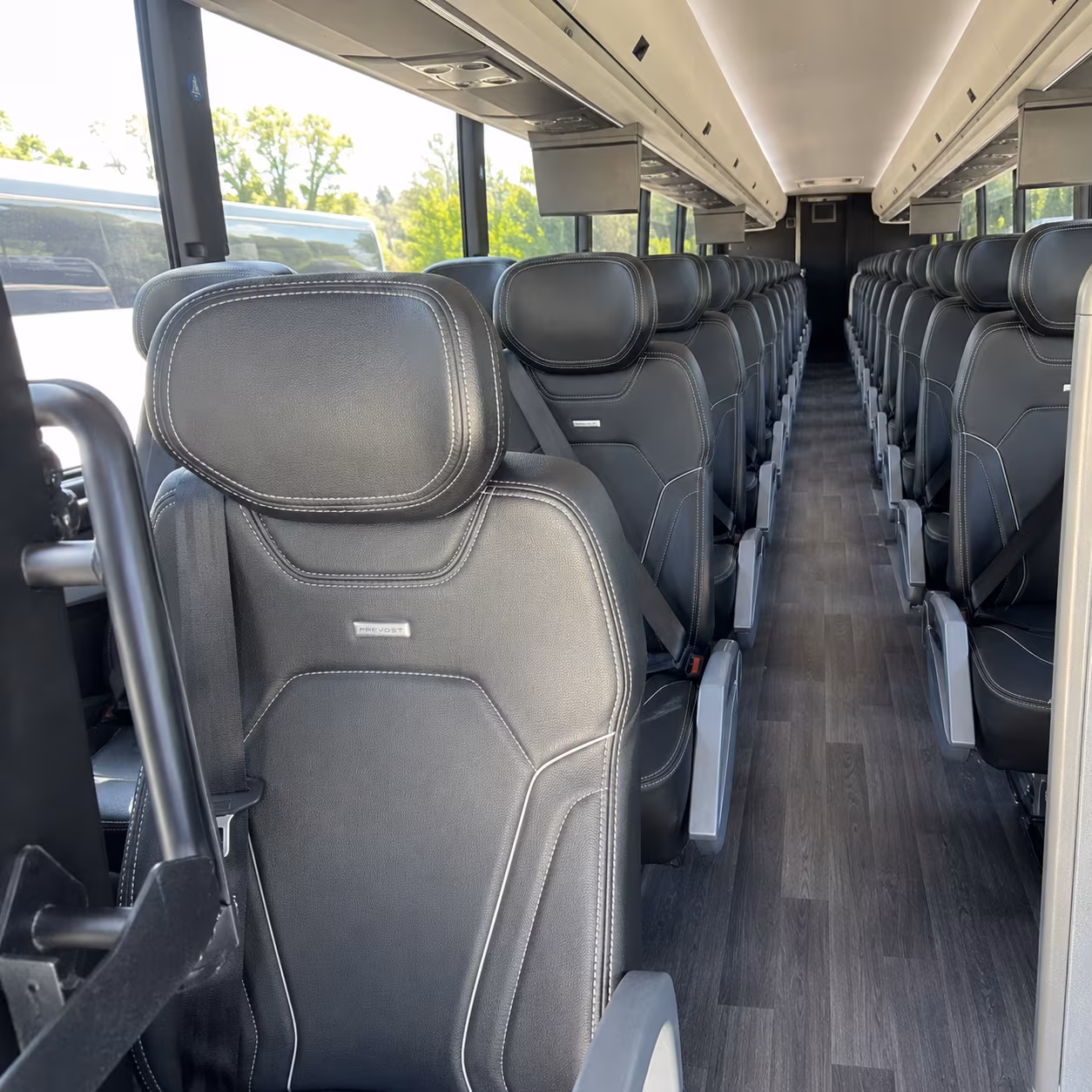 murfreesboro 47 passenger charter bus interior