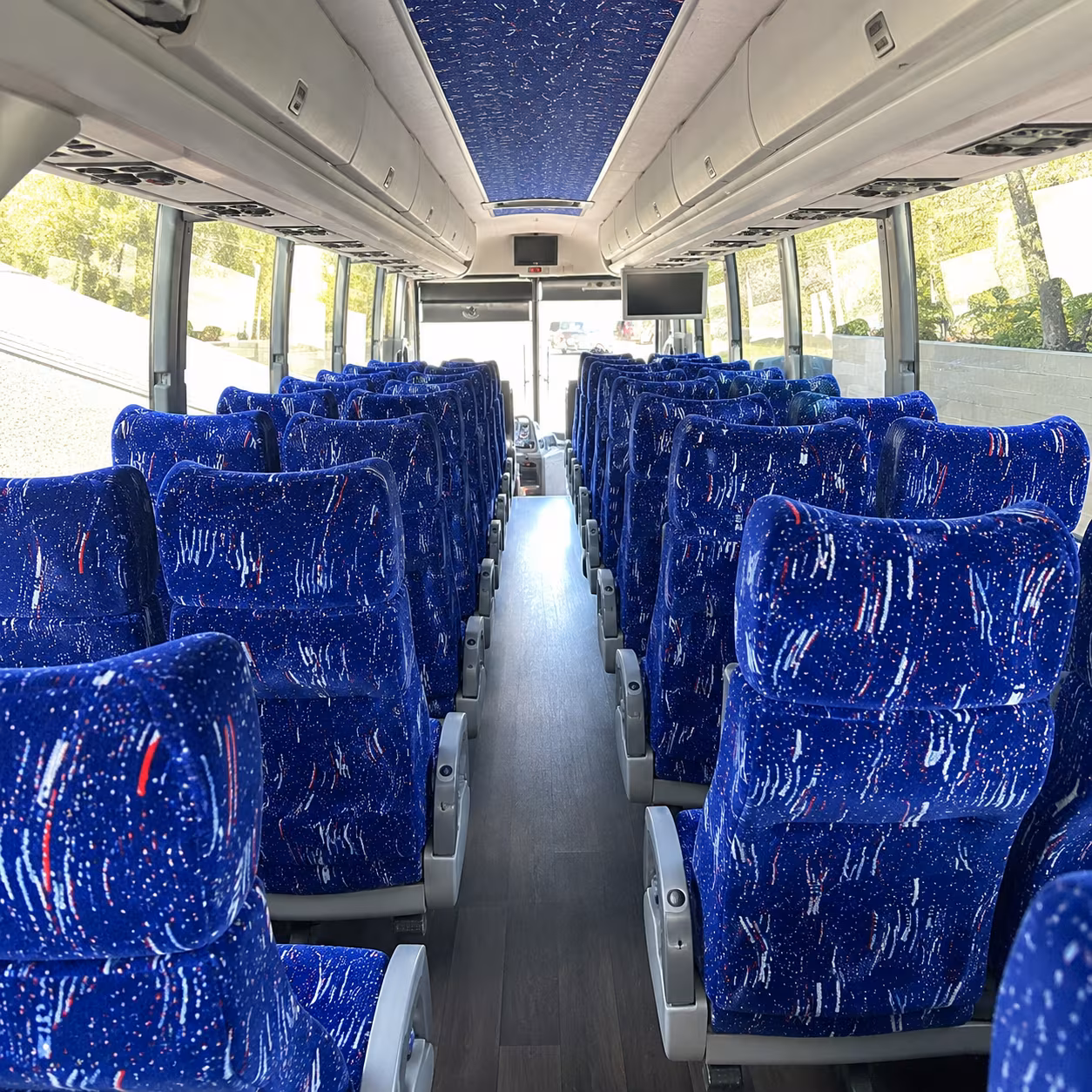 murfreesboro 50 passenger charter bus interior