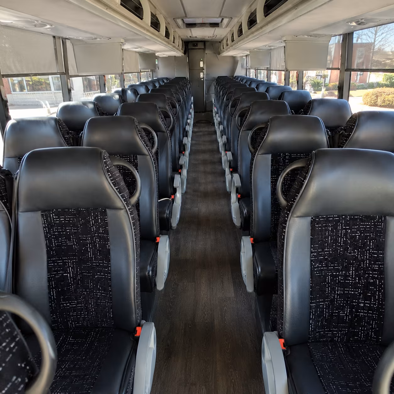 murfreesboro 54 passenger charter bus inside