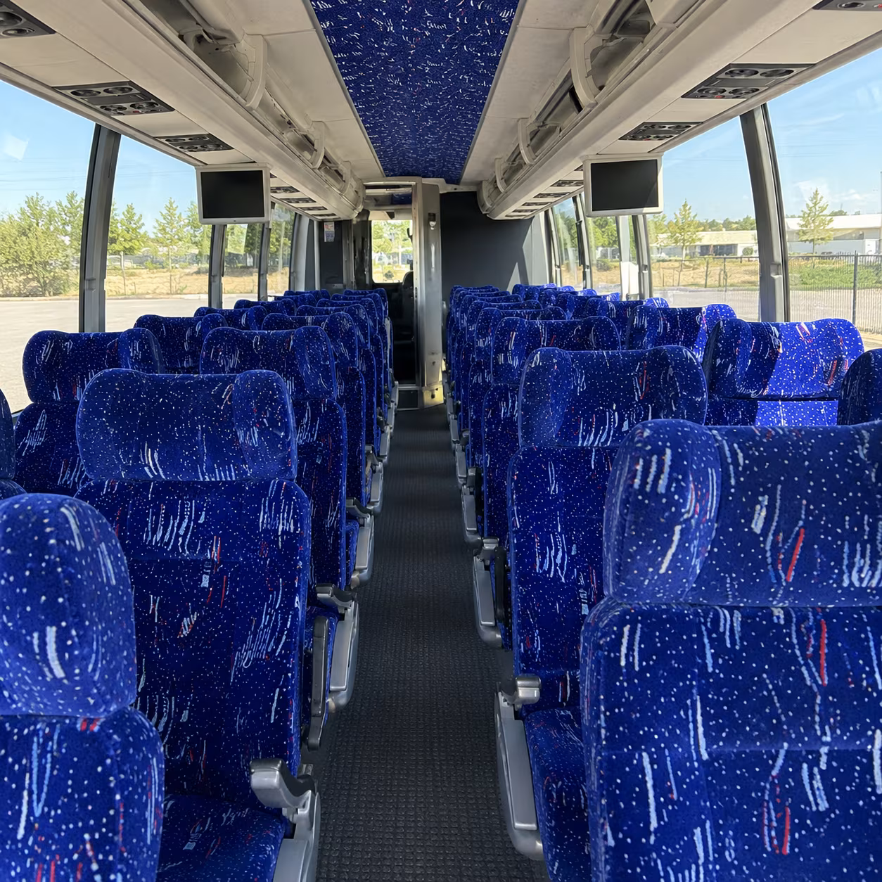 murfreesboro 54 passenger charter bus interior