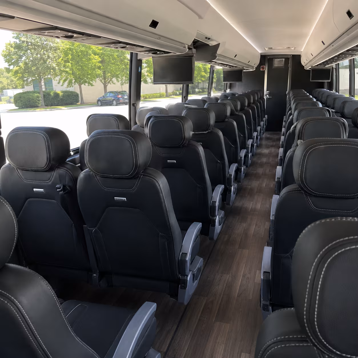 murfreesboro 56 passenger charter bus interior