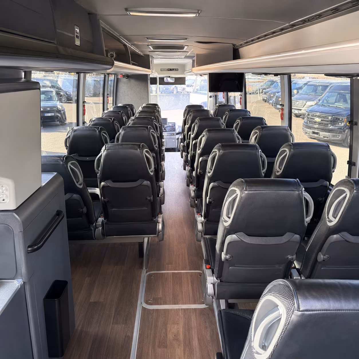 murfreesboro charter bus interior