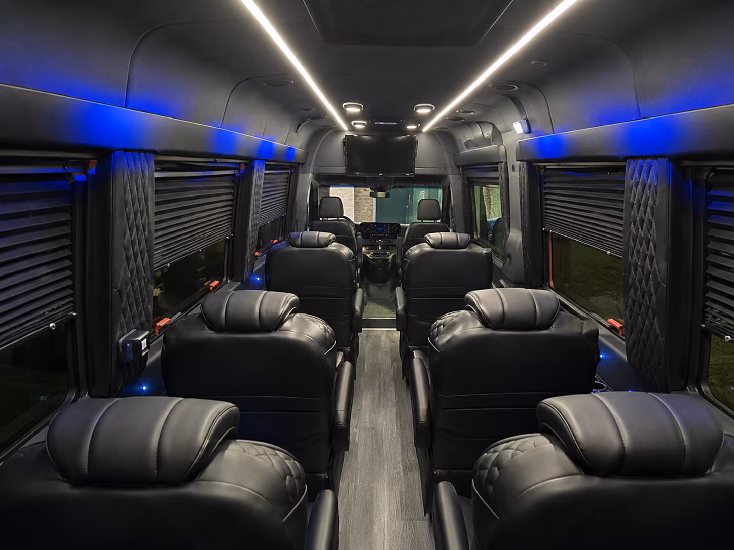 murfreesboro sprinter van with driver interior
